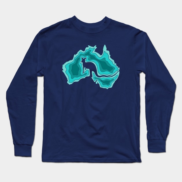 Australia Long Sleeve T-Shirt by yanmos